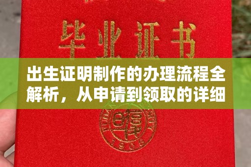 济南出生证明制作的办理流程全解析，从申请到领取的详细指南